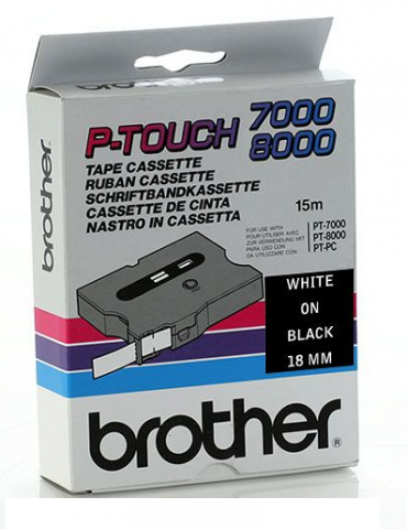 Image of Brother TX-345 nastro per etichettatrici Bianco su nero 074