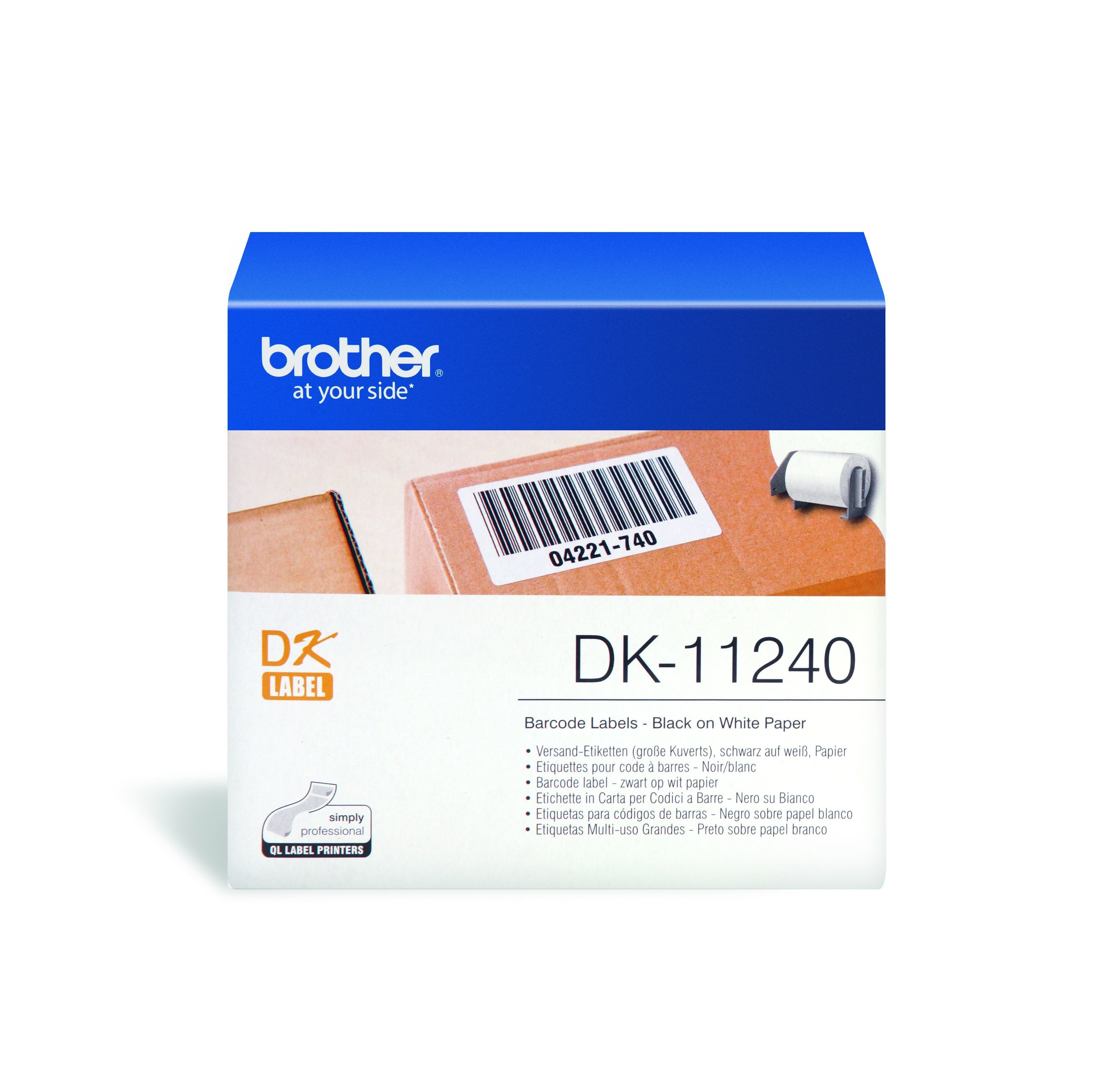 Image of Brother DK-11240 etichetta per stampante Bianco 074