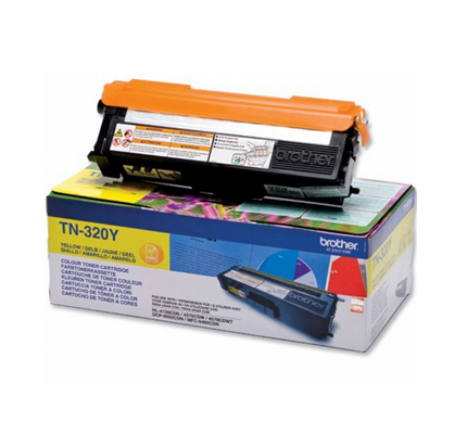 Image of Brother TN-320Y toner 1 pz Originale Giallo 074