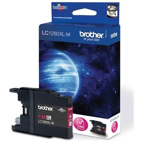 Image of Brother LC1280XLM cartuccia Inkjet 1 pz Originale Resa elevata (XL) Magenta 074