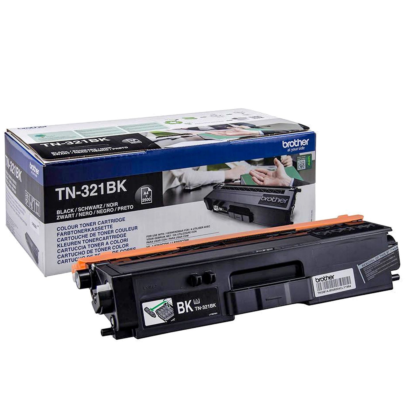 Image of Brother TN-321BK toner 1 pz Originale Nero 074