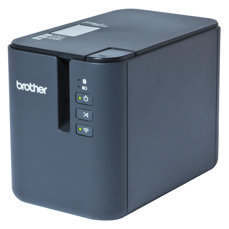 Image of Brother PT-P950NW stampante per etichette (CD) Trasferimento termico 360 x 360 DPI 60 mm/s Con cavo e senza cavo Collegamento ethernet LAN TZe Wi-Fi 074