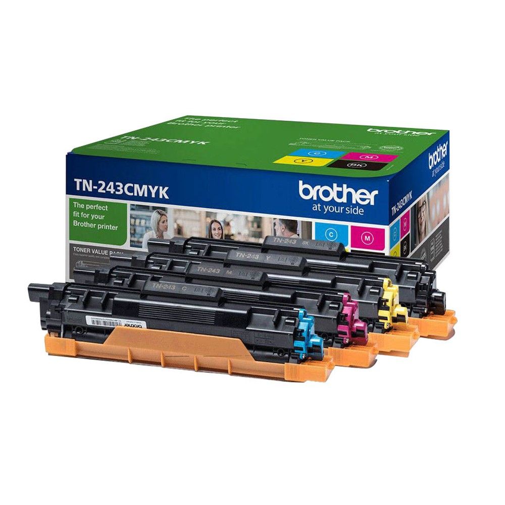 Image of Brother TN-243CMYK toner 1 pz Originale Nero, Ciano, Magenta, Giallo 074