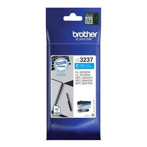 Image of Brother LC-3237C cartuccia Inkjet 1 pz Originale Resa standard Ciano 074