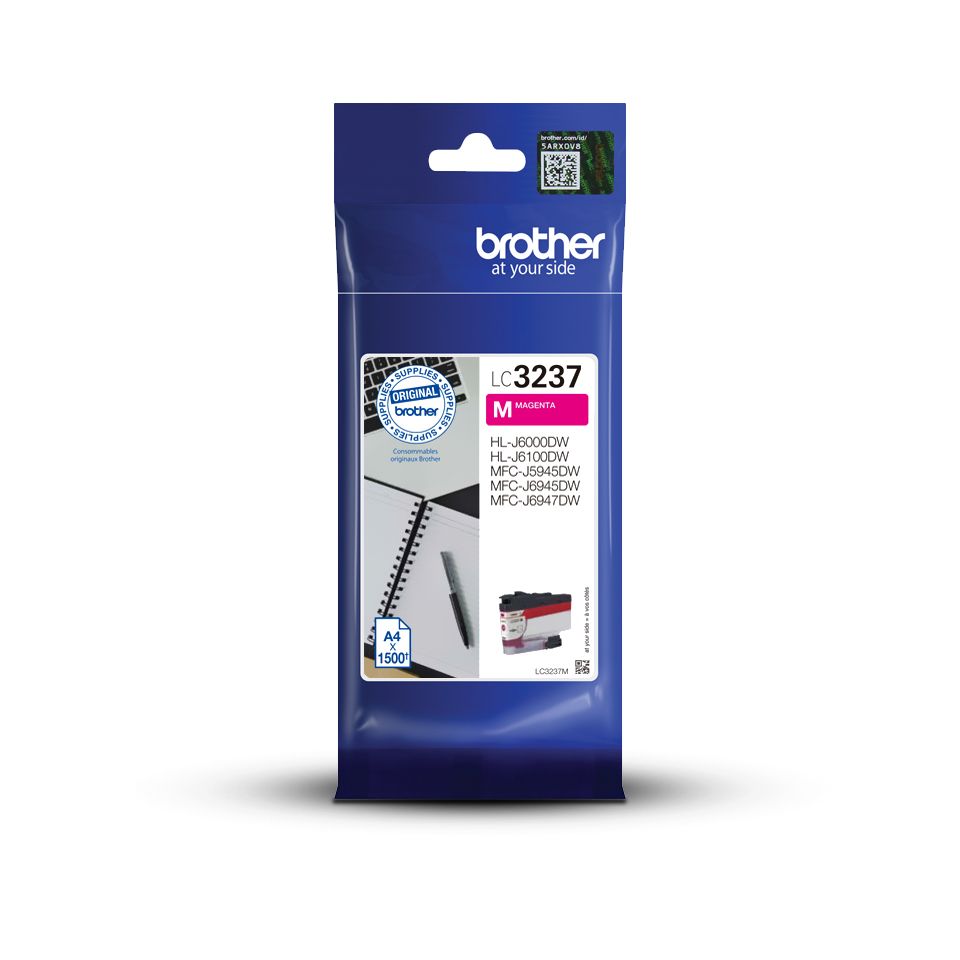 Image of Brother LC-3237M cartuccia Inkjet 1 pz Originale Resa standard Magenta 074