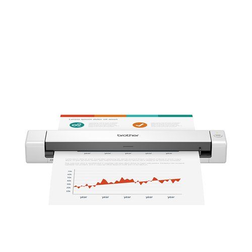 Image of Brother DS-640 scanner Scanner portatile 1200 x 1200 DPI A4 Nero, Bianco 074