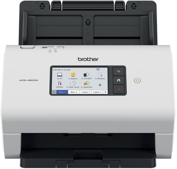 Image of Brother ADS-4900W scanner Scanner con ADF + alimentatore di fogli 600 x 600 DPI A4 Nero, Bianco 074