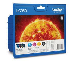 Image of Brother LC980VALBP cartuccia Inkjet 4 pz Originale Nero, Ciano, Magenta, Giallo 074