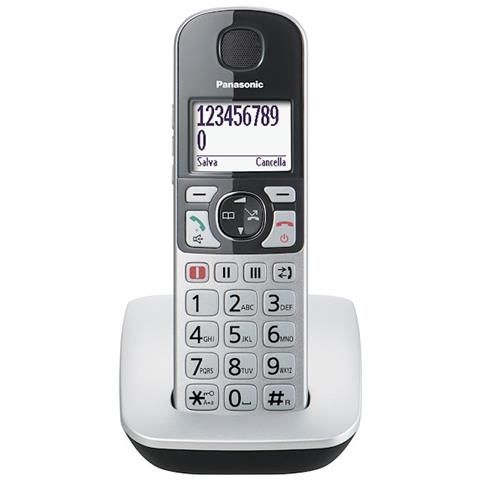 Image of PANASONIC KX-TGH710JTB SILVER DECT CON TASTI GRANDI 074