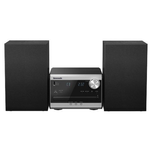 Image of Compatto HI FI Panasonic SC PM272EG S argento e nero 074