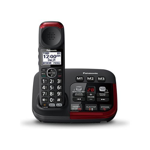 Image of Cordless Panasonic KX TGM420EXB nero e rosso nero e rosso 074