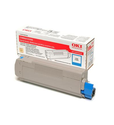 Image of OKI 43324423 toner Originale Ciano 1 pezzo(i) 074