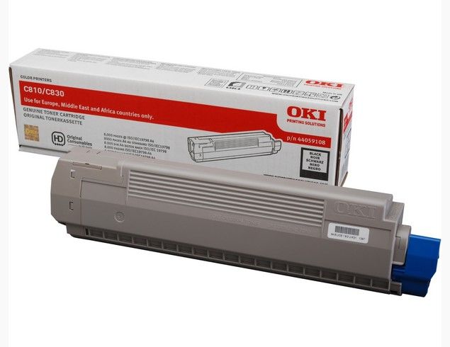 Image of OKI C810/830 TONER NERO 8K 074