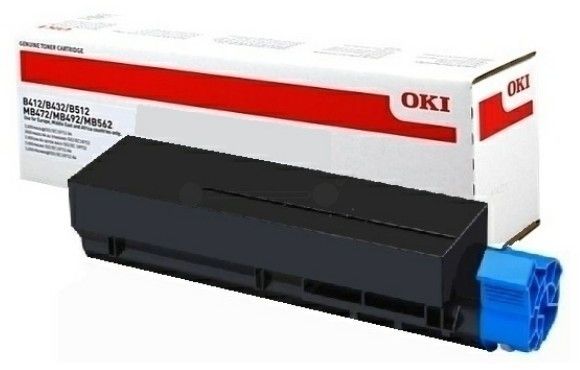 Image of OKI MB472DNW TONER NERO 3K 074