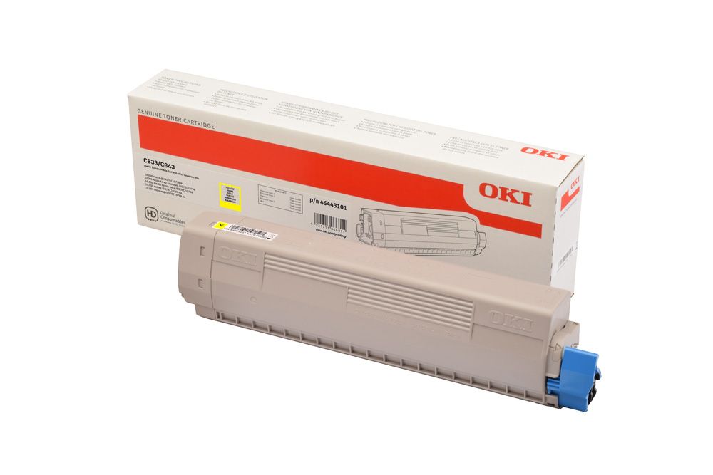 Image of OKI 46443101 toner Originale Giallo 1 pezzo(i) 074