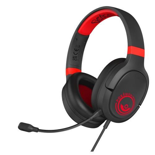 Image of POKEMON BLACKRED GAMING HEADPHONE 074