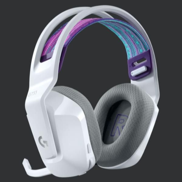 Image of G733 LIGHTSPEED WIRELESS RGB GAMING HEADSET - WHITE - EMEA 074