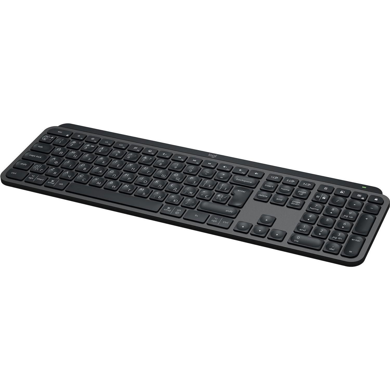 Logitech MX Keys S tastiera RF senza fili + Bluetooth QWERTY Italiano  Alluminio, Bianco