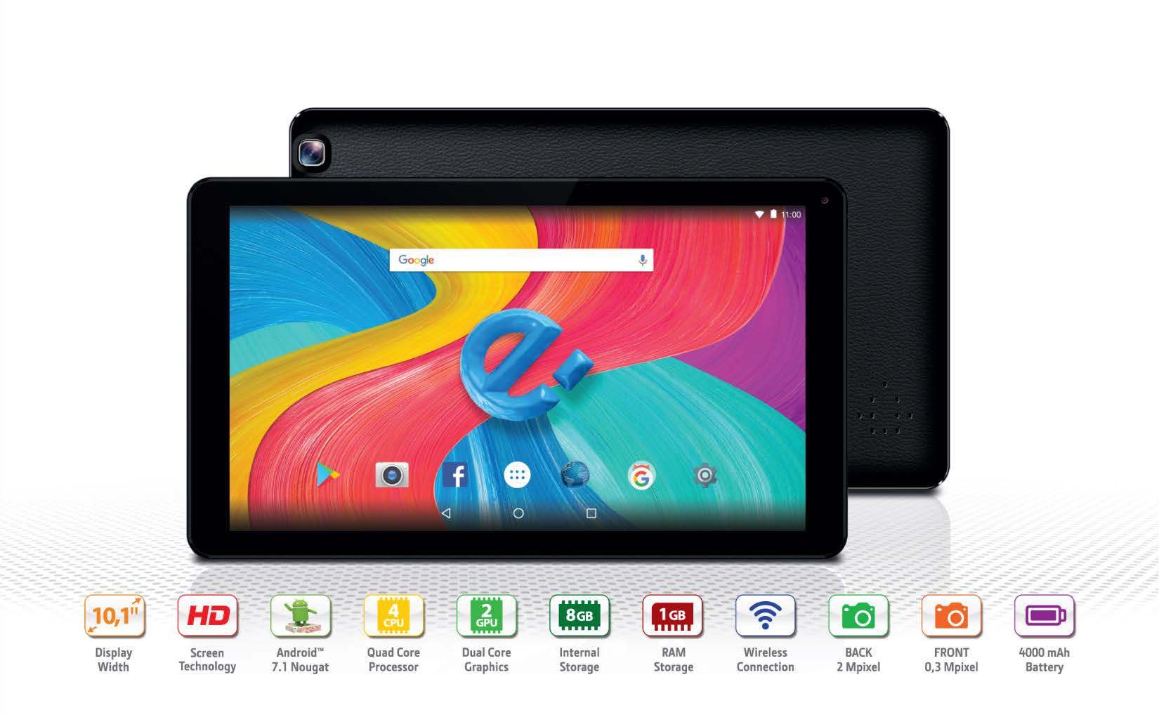 Image of ESTAR TABLET 10.1 WIFI BLACK 074