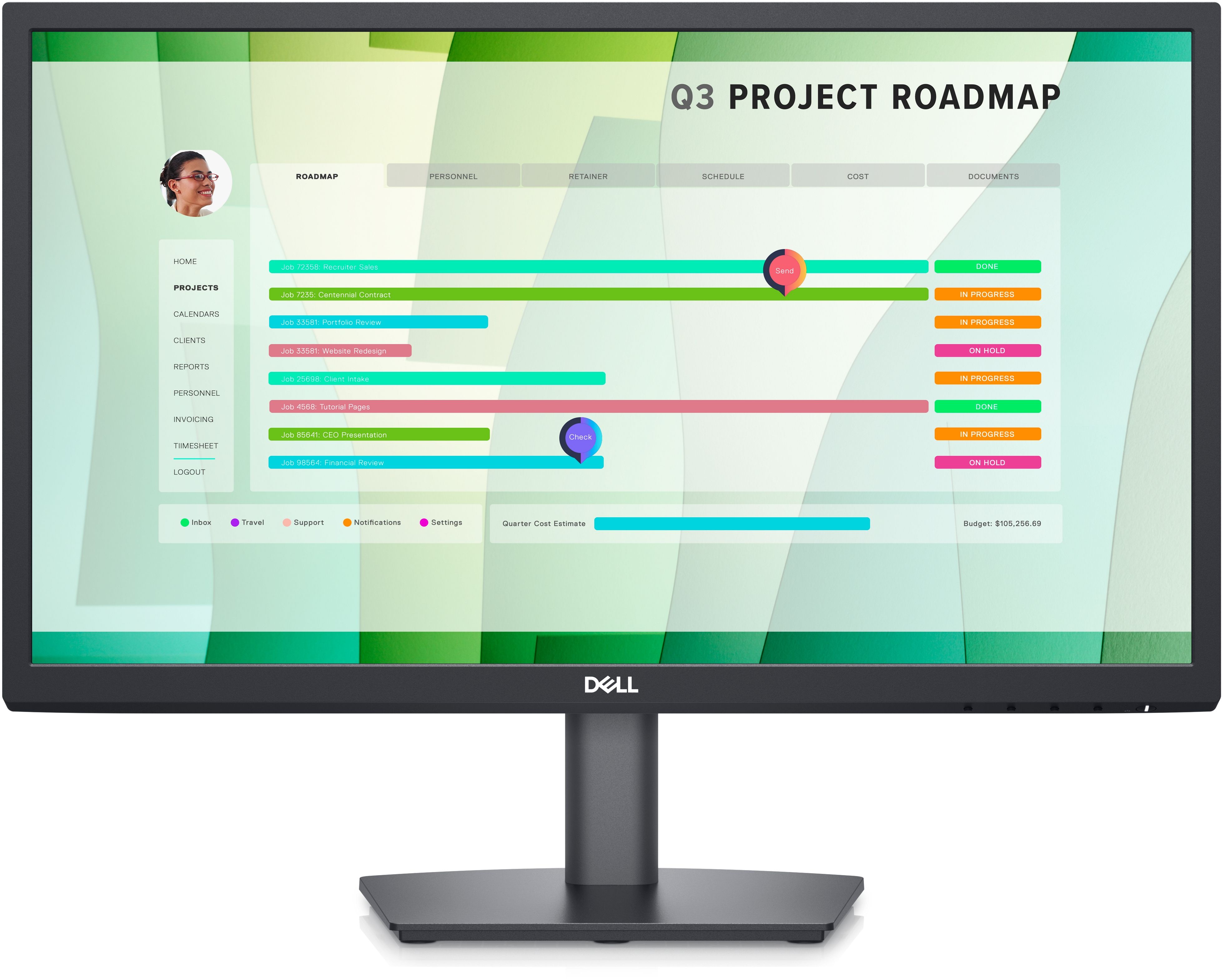 Image of DELL E Series Monitor 22 - E2223HN 074