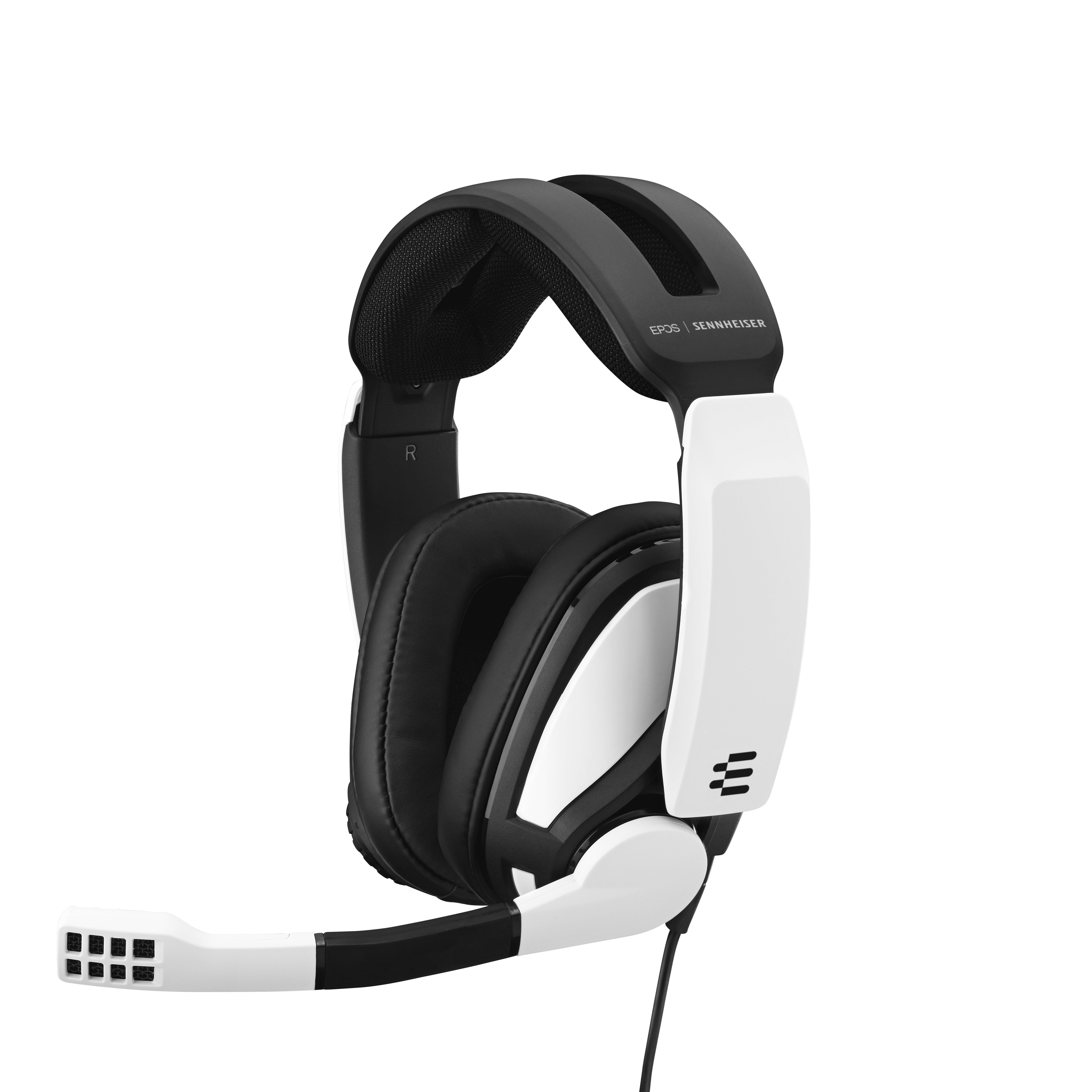 Image of EPOS | SENNHEISER GSP 301 Auricolare Cablato A Padiglione Gaming Nero, Bianco 074