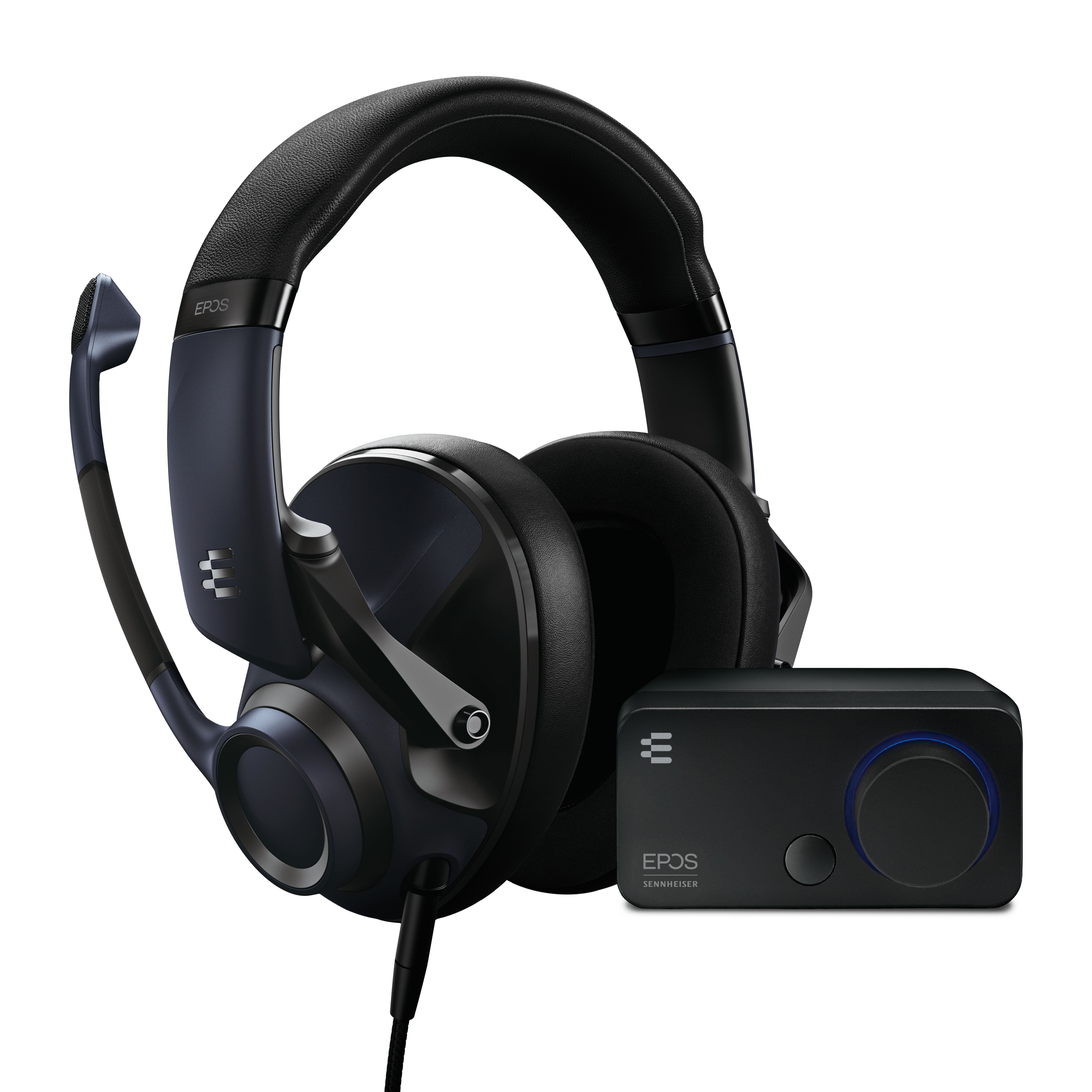 Image of EPOS H6PRO Audio Bundle Auricolare Cablato A Padiglione Gaming Nero, Blu marino 074