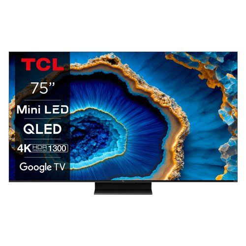 Image of TCL C80 Serie Smart TV Mini LED 4K 75" 75C805, 144Hz, audio Onkyo, Dolby Vision IQ, Google TV 074