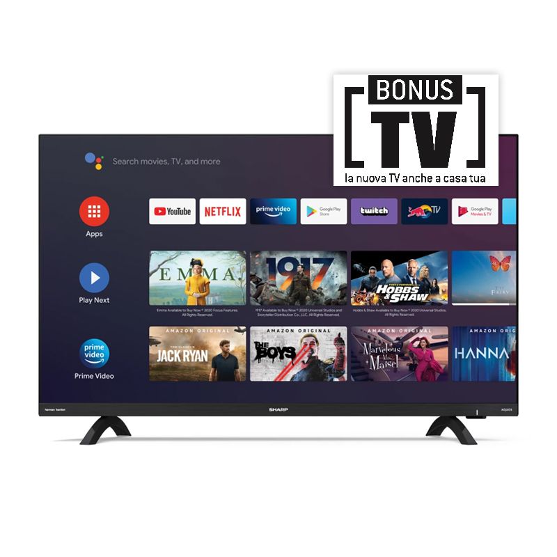 Image of Sharp 32" HD Ready Android TV televisore 81,3 cm (32") Smart TV Wi-Fi Bianco 074