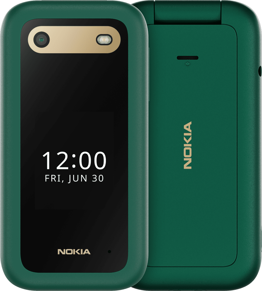 Image of NOKIA 2660 FLIP DS GREEN 074