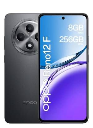 Image of OPPO Reno12 F 4G AI Smartphone, Tripla fotocamera 50+8+2MP, Selfie 32MP, Display 6.67” 120HZ AMOLED FHD+, 5000mAh, RAM 16 GB (8+8) + ROM 256GB, [Versione Italia], Matte Gray 074