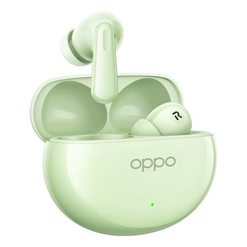 Image of OPPO Enco Air4 Auricolari True Wireless, 44h di Autonomia, Driver in Titanio, Bluetooth 5.4, Controlli Touch, Cancellazione del rumore AI, Android e iOS, IP55, [Versione Italiana], Fresh Mint 074