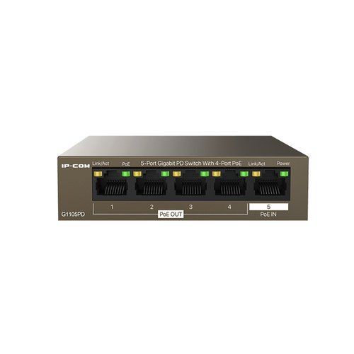 Image of SWITCH IP-COM G1105PD 5P GIGABIT DESKTOP 10/100/1000M CON 4P PoE 074