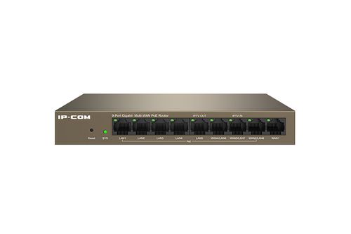 Image of IP-COM 9 PORT CLOUD MANAGED POE ROUTER / AP CONTROLLER MAX 4 WAN 074