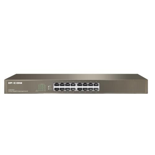 Image of SWITCH IP-COM G1016G 16P GIGABIT UNMANAGED 1U,19-inch Rack-mountable 074