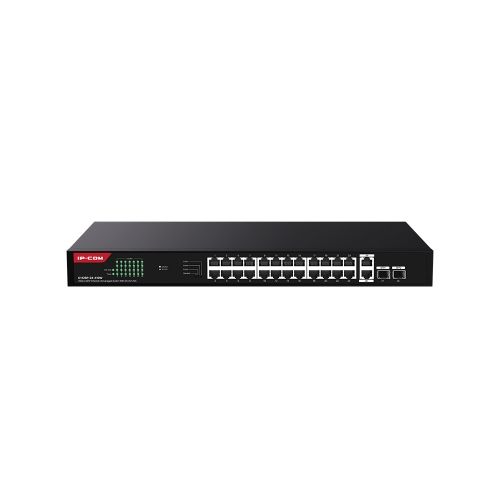 Image of SWITCH IP-COM G1128P-24-410W 26P GIGABIT Base-T+2P Base-X SFP CLOUD MANAGED PoE budget tot. 370W 074