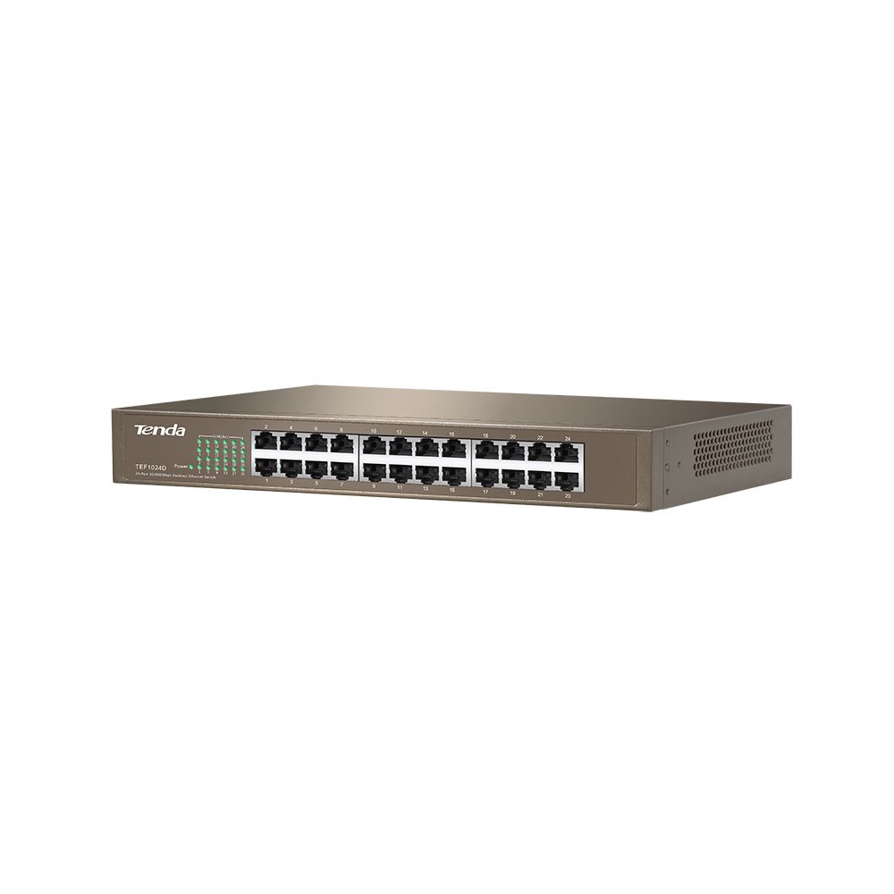 Image of SWITCH TENDA 24 PORTE 10/100Mbps RACK 074