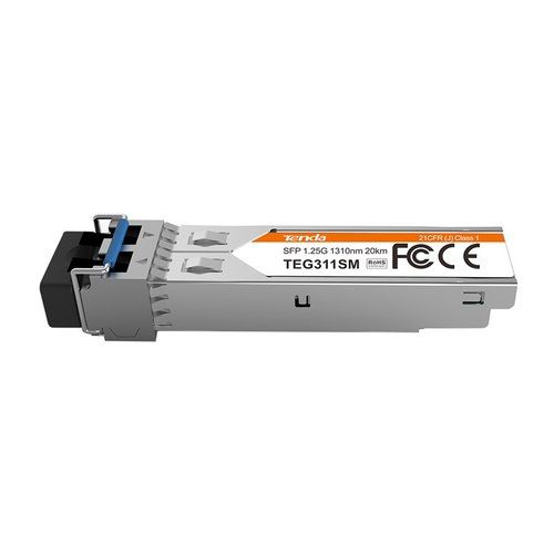 Image of FIBER CONVERTER TENDA TEG311SM Gigabit SFP optical module, Single-mode, LC port, Up to 20km distance 074