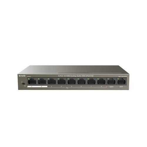 Image of SWITCH TENDA TEF1110P-8-63W 8P LAN DESKTOP 10/100M 8P FE(PoE)+2P FE(Data+NVR) 074