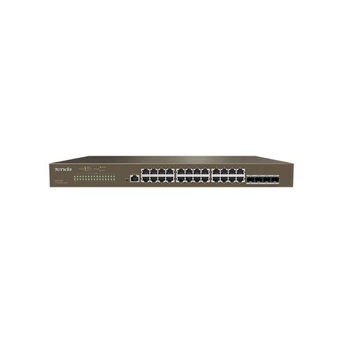 Image of SWITCH TENDA TEG5328F 24P GIGABIT 10/100/1000 RJ45 +4P SFP +1P Console L3 MANAGED 1U 19-inch rack-mountable 074