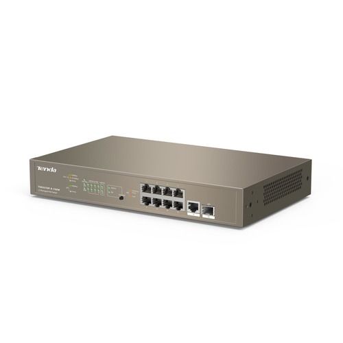 Image of SWITCH TENDA TEG5310P-8-150W m9P LAN GIGABIT DESKTOP 10/100/1000M 8P POE 1P SFP LAYER 3 MANAGED Potenza PoE 150W 074