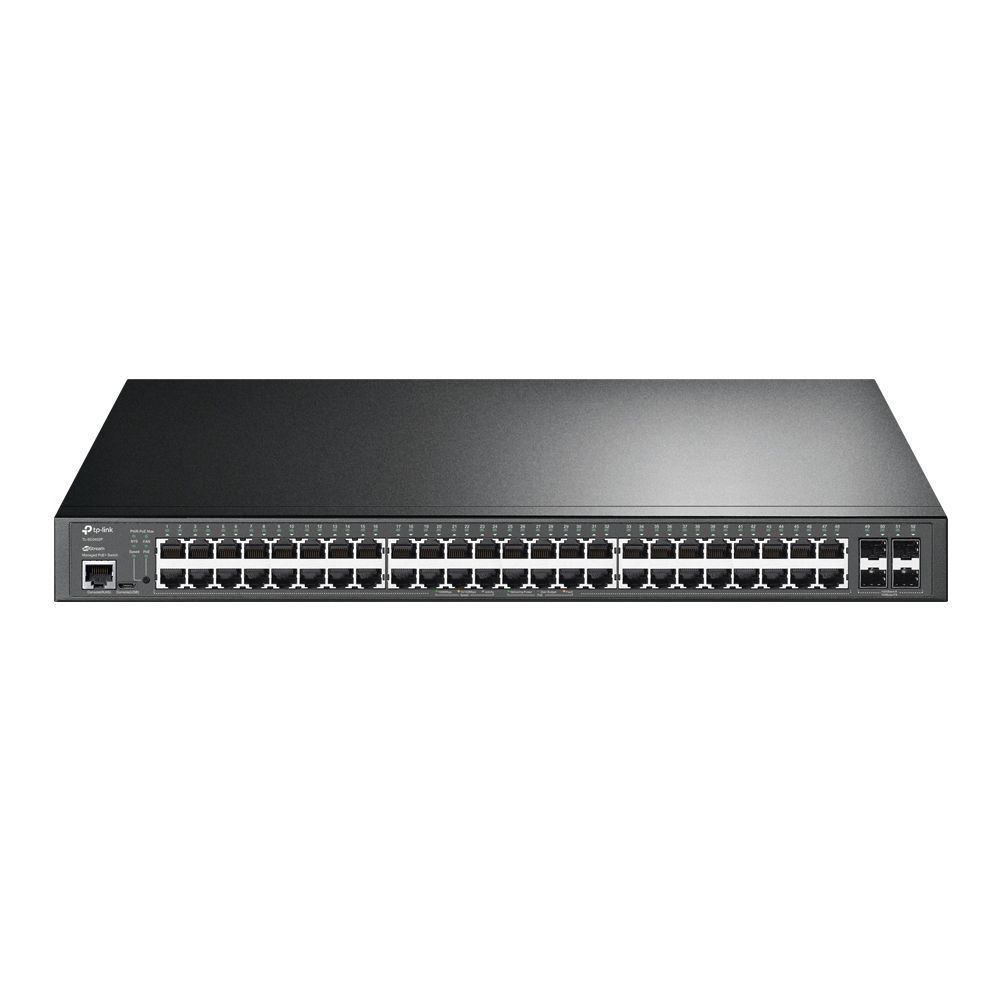 Image of TP-Link Omada SG3452P switch di rete Gestito L2/L3 Gigabit Ethernet (10/100/1000) Supporto Power over Ethernet (PoE) 1U Nero 074