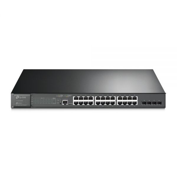 Image of TP-Link Omada SG3428MP switch di rete Gestito L2+ Gigabit Ethernet (10/100/1000) Supporto Power over Ethernet (PoE) 1U Nero 074