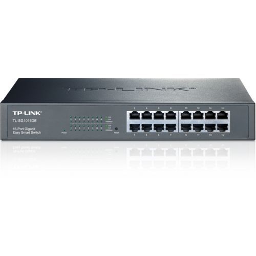 Image of TP-Link TL-SG1016DE Gestito L2 Gigabit Ethernet (10/100/1000) 1U Nero 074