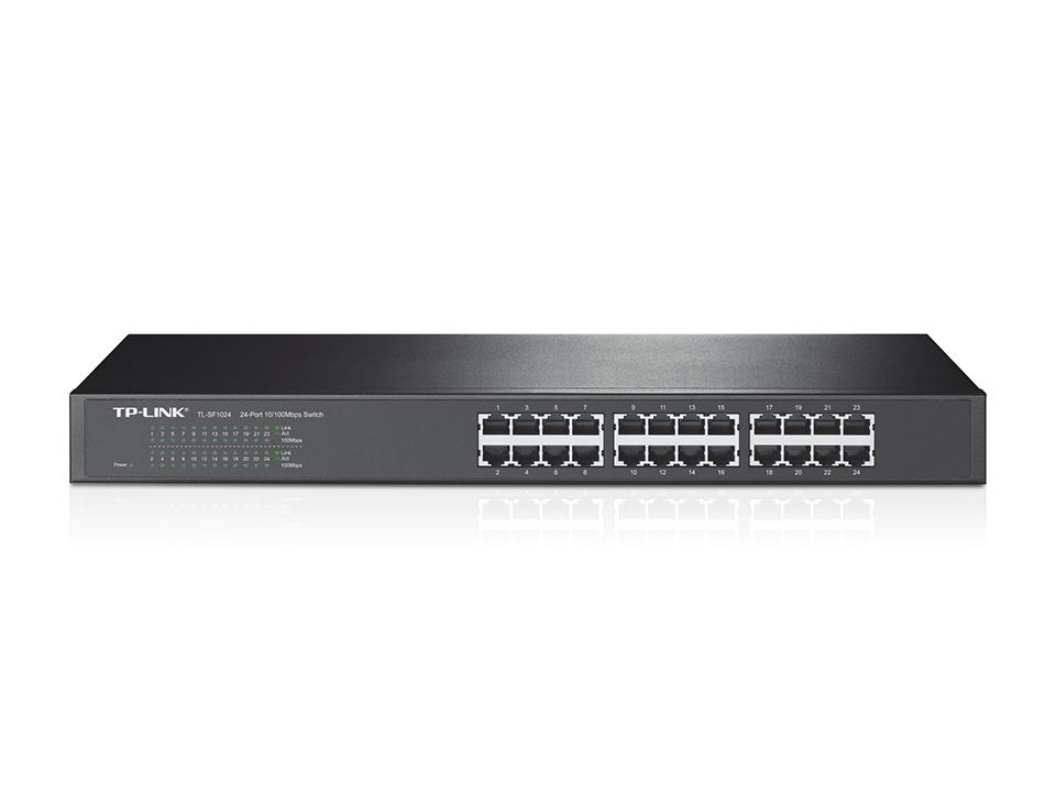 Image of TP-Link TL-SF1024 Non gestito Fast Ethernet (10/100) 1U Grigio 074