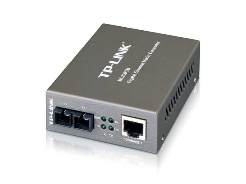 Image of TP-Link MC200CM V3 convertitore multimediale di rete Interno 1000 Mbit/s 850 nm Modalità multipla Nero 074