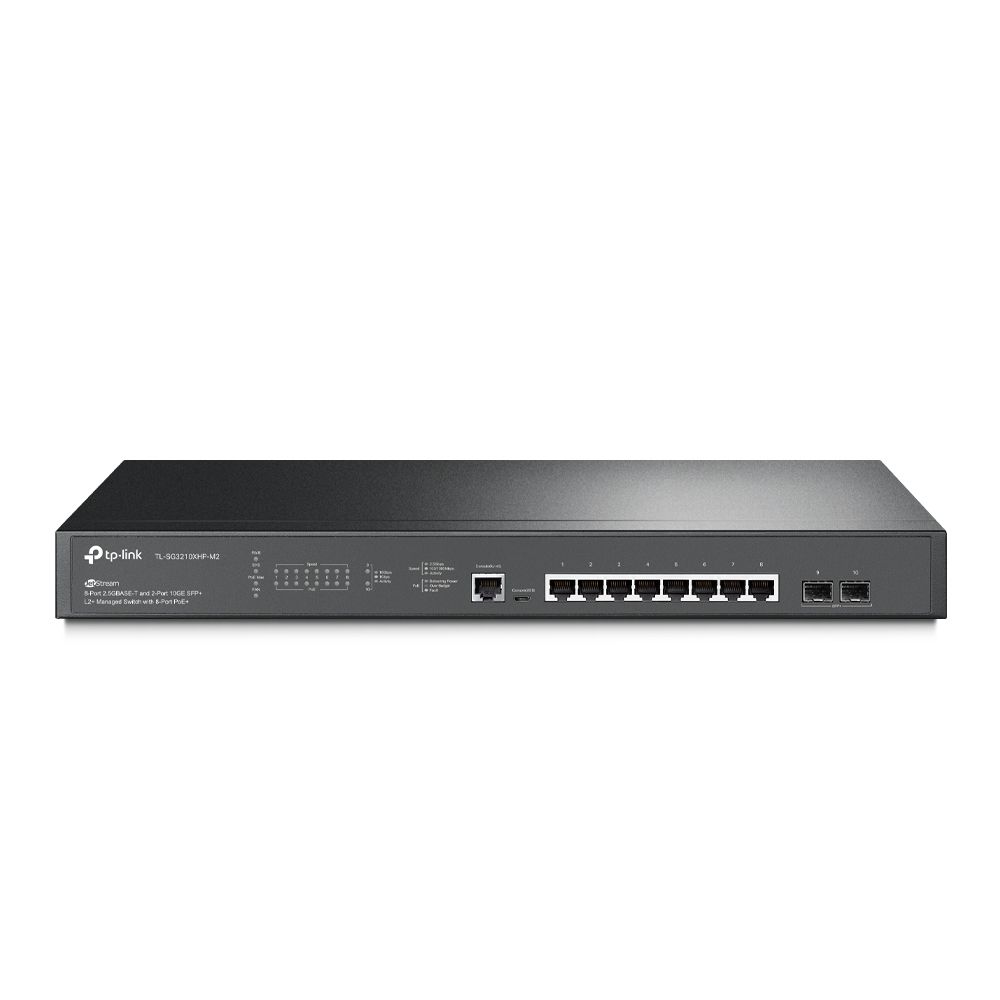 Image of TP-Link Omada SG3210XHP-M2 switch di rete Gestito L2+ 2.5G Ethernet (100/1000/2500) Supporto Power over Ethernet (PoE) 1U Nero 074