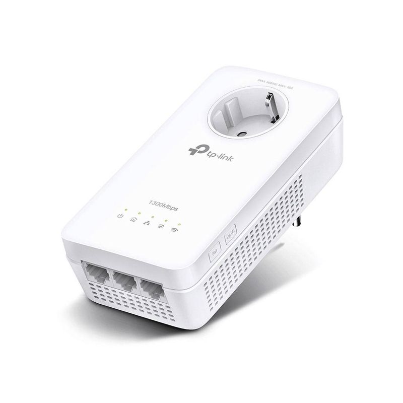 Image of TP-Link TL-WPA8631P adattatore di rete PowerLine 300 Mbit/s Collegamento ethernet LAN Wi-Fi Bianco 1 pz 074