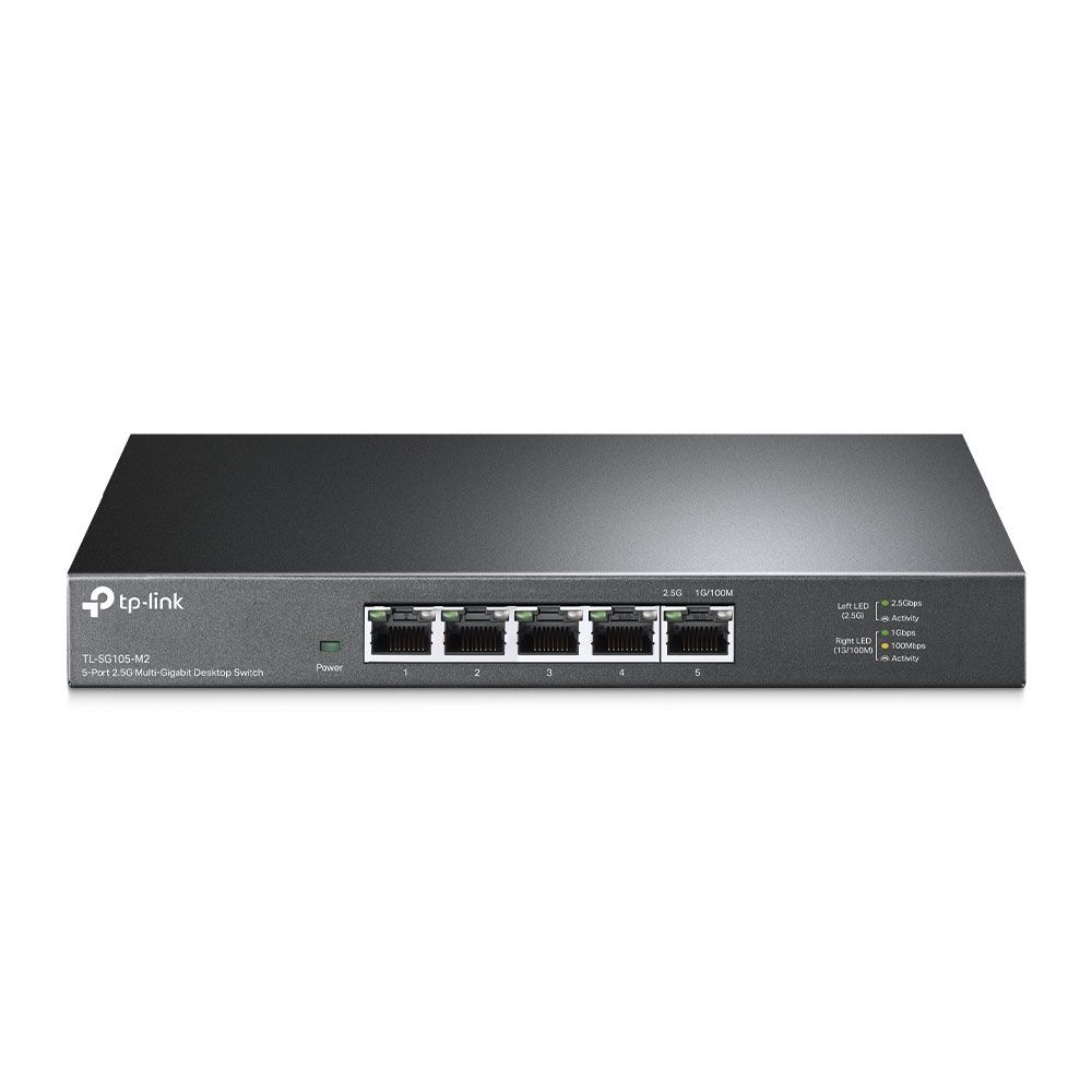 Image of TP-Link TL-SG105-M2 switch di rete Non gestito 2.5G Ethernet (100/1000/2500) Nero 074