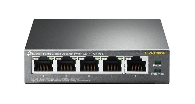 Image of TP-Link TL-SG1005P Non gestito Gigabit Ethernet (10/100/1000) Supporto Power over Ethernet (PoE) Nero 074