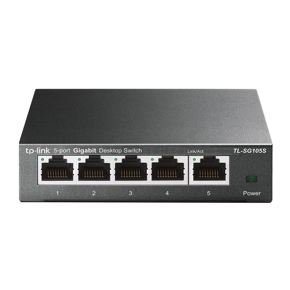 Image of TP-Link TL-SG105S Non gestito Gigabit Ethernet (10/100/1000) Nero 074